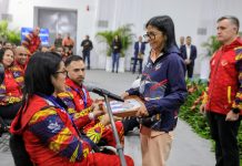 Presidenta Delcy Rodríguez recibe a las delegaciones nacionales tras su destacada participación en las citas deportivas internacionales (+ Fotos)