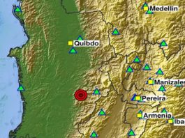 Servicio Geológico Colombiano registra un sismö de magnitud 4.2 en la misma zona del reciente terremotö