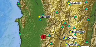 Servicio Geológico Colombiano registra un sismö de magnitud 4.2 en la misma zona del reciente terremotö