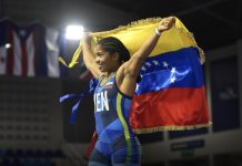 Nathaly Grimán se viste de oro en los 68 kg de la lucha libre en Santo Domingo 2026