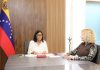 Delcy Rodríguez y Ana María Sanjuan revisan proyectos estratégicos en educación y desarrollo social