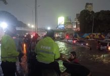 Cuerpos de seguridad y rescate se despliegan en vías principales de Caracas por intensas lluvias (+ Video)