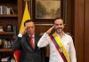 Abelardo de la Espriella recibe la banda presidencial para su próxima investidura en Cali