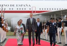 El rey Felipe VI llega a Cali para la investidura presidencial de Abelardo de la Espriella