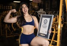 Entrenadora cubana Lilian Zamora rompe el récord Guinness de hip thrust femenino al levantar casi 290 kilos en Miami