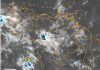 Inameh prevé lluvias de intensidad variable y actividad eléctrica en gran parte del territorio nacional este lunes