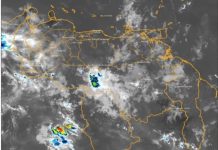 Inameh prevé lluvias de intensidad variable y actividad eléctrica en gran parte del territorio nacional este lunes