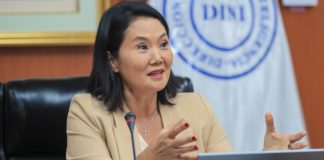 Keiko Fujimori pide «paciencia» y confianza ante la nueva estrategia contra la criminalidäd en Perú