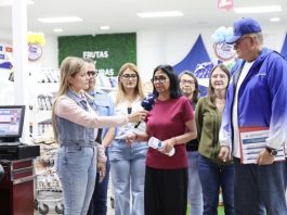 Delcy Rodríguez ratifica 21 trimestres consecutivos de crecimiento económico e impulso al sector alimentario