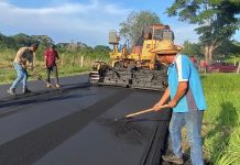 Avanza el Plan Nacional de Atención Integral a la Vialidad con asfaltado en el tramo Upata – El Palmar (+ Fotos)