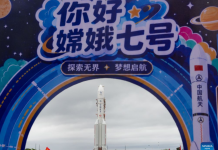 China traslada la sonda Chang’e-7 y el cohete Gran Marcha-5 para su próxima misión al polo sur lunar