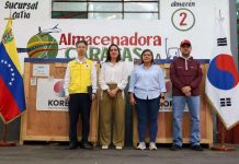 Llegan a Caracas más de 17 toneladas de ayuda humanitaria enviadas por la República de Corea