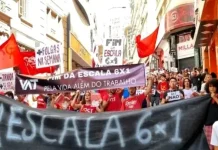 Movilizaciones en Brasilia presionan al Senado para eliminar la jornada 6×1 con la aprobación de la PEC 221/2019