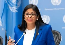 Delcy Rodríguez asegura que María Corina Machado «debe responder al país» por sanciones y llamados a intervención