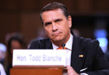 El Congreso estadounidense ratifica la designación de Todd Blanche como el octogésimo octavo Fiscal General de la nación