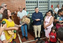 Tarek William Saab encabezó visita de la Gran Misión Viva Venezuela a campamento transitorio de la U.E.N. República del Ecuador