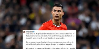 Tensión en Portugal: Cristiano Ronaldo abandona la concentración de la selección tras rueda de prensa