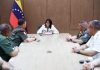 Presidenta Delcy Rodríguez encabeza reunión de trabajo con la FANB para revisar agenda nacional (+ Fotos)
