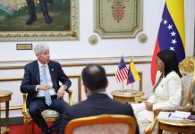 Delcy Rodríguez recibe al secretario de Energía de EE. UU. para fortalecer los acuerdos bilaterales (+ Fotos)