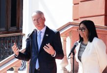 Presidenta Delcy Rodríguez y Secretario Chris Wright ofrecen declaraciones tras encuentro bilateral en Caracas (+ Fotos)