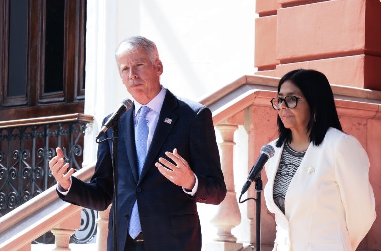 Presidenta Delcy Rodríguez y Secretario Chris Wright ofrecen declaraciones tras encuentro bilateral en Caracas (+ Fotos)