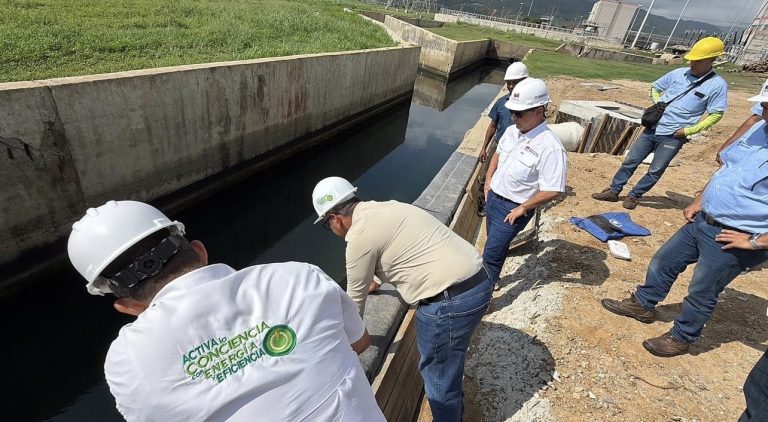Culminan trabajos de reparación en el canal de desagüe de la Termoeléctrica Planta Centro en Carabobo
