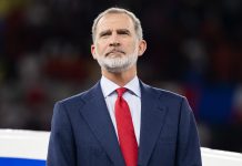 El Rey Felipe VI encabeza la representación de personalidades en el histórico debut de Madring en la Fórmula 1