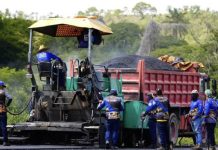 Culmina la rehabilitación del tramo Cagua – La Villa tras la aplicación de más de 2.000 toneladas de asfalto