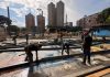 Avanza la construcción del Paseo de la Fama de Campeones en la avenida Lecuna de Caracas (+ Foto)