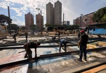 Avanza la construcción del Paseo de la Fama de Campeones en la avenida Lecuna de Caracas (+ Foto)