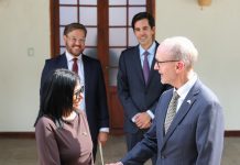 Delcy Rodríguez y Colin Dick evalúan agenda de cooperación estratégica y reconstrucción nacional (+ Fotos)