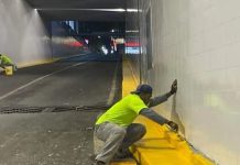 Alcaldía de Caracas ejecutó operativo de mantenimiento y limpieza en los túneles de El Silencio