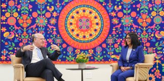 Delcy Rodríguez se reúne con el presidente del BID en Nueva York para evaluar alianzas financieras (+ Fotos)