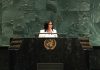 Delcy Rodríguez anunció en la ONU el inicio de un proceso de reformas para fortalecer el Estado de derecho