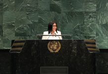 Delcy Rodríguez anunció en la ONU el inicio de un proceso de reformas para fortalecer el Estado de derecho