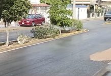 Usuario reportó emanación de vapor desde el asfalto durante una lluvia bajo el sol en Maracaibo (+ Video)
