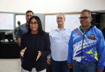 Delcy Rodríguez inspeccionó el Centro Nacional de Despacho tras su participación en la Asambla de la ONU (+ Fotos)
