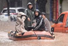 Lluvias récord por los remanentes del tifón Saudel dejan inundaciones y destrozøs en la provincia china de Fujian