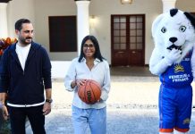 Presidenta Delcy Rodríguez encabezó el lanzamiento de la Liga Superior de Baloncesto «Venezuela Renace» (+ Fotos)