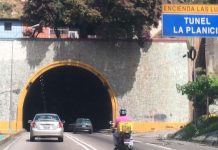 Anuncian cierre nocturno total del Túnel de La Planicie I entre el domingo 27 y el martes 29 de septiembre