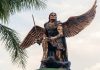 Inauguran en el municipio Baruta una estatua de San Miguel Arcángel en tributo a los fallecïdos por los recientes sïsmos
