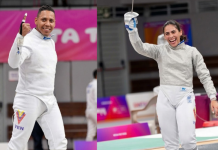 Venezuela suma dos oros en esgrima durante los Juegos Suramericanos Santa Fe 2026