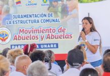 Juramentan la estructura comunal del Movimiento de Abuelos y Abuelas en Unare, Bolivar (+ Fotos)