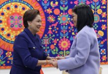 Presidenta Delcy Rodríguez sostiene reunión bilateral en Nueva York con la primera ministra de Trinidad y Tobago Kamla Persad-Bissessar (+ Fotos)