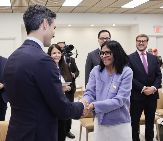 Presidenta Delcy Rodríguez se reúne en Nueva York con el primer ministro de Países Bajos, Rob Jetten (+ Fotos)