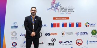 Médico venezolano Andrés Lugo representa a la medicina deportiva en el Congreso Mundial FIMS Santiago 2026 (+ Fotos)