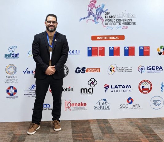 Médico venezolano Andrés Lugo representa a la medicina deportiva en el Congreso Mundial FIMS Santiago 2026 (+ Fotos)
