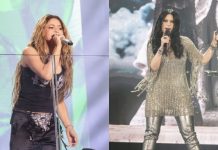 Shakira sorprende al público de Madrid al invitar a Laura Pausini para interpretar a dúo por primera vez la emblemática canción «Antología»