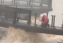 Desmontan pasarelas en las Cataratas del Iguazú lado de Brasil ante crecida del caudâl del río (+ Video)