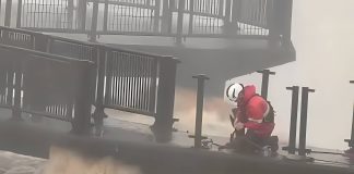 Desmontan pasarelas en las Cataratas del Iguazú lado de Brasil ante crecida del caudâl del río (+ Video)